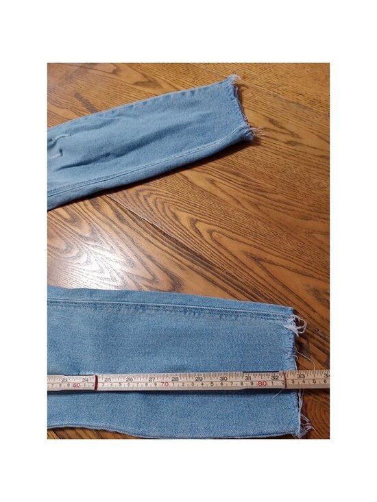 OLD NAVY Jeans Womens 12P ROCKSTAR HIGH RISE Pants Used Summer Denim - Picture 2 of 8